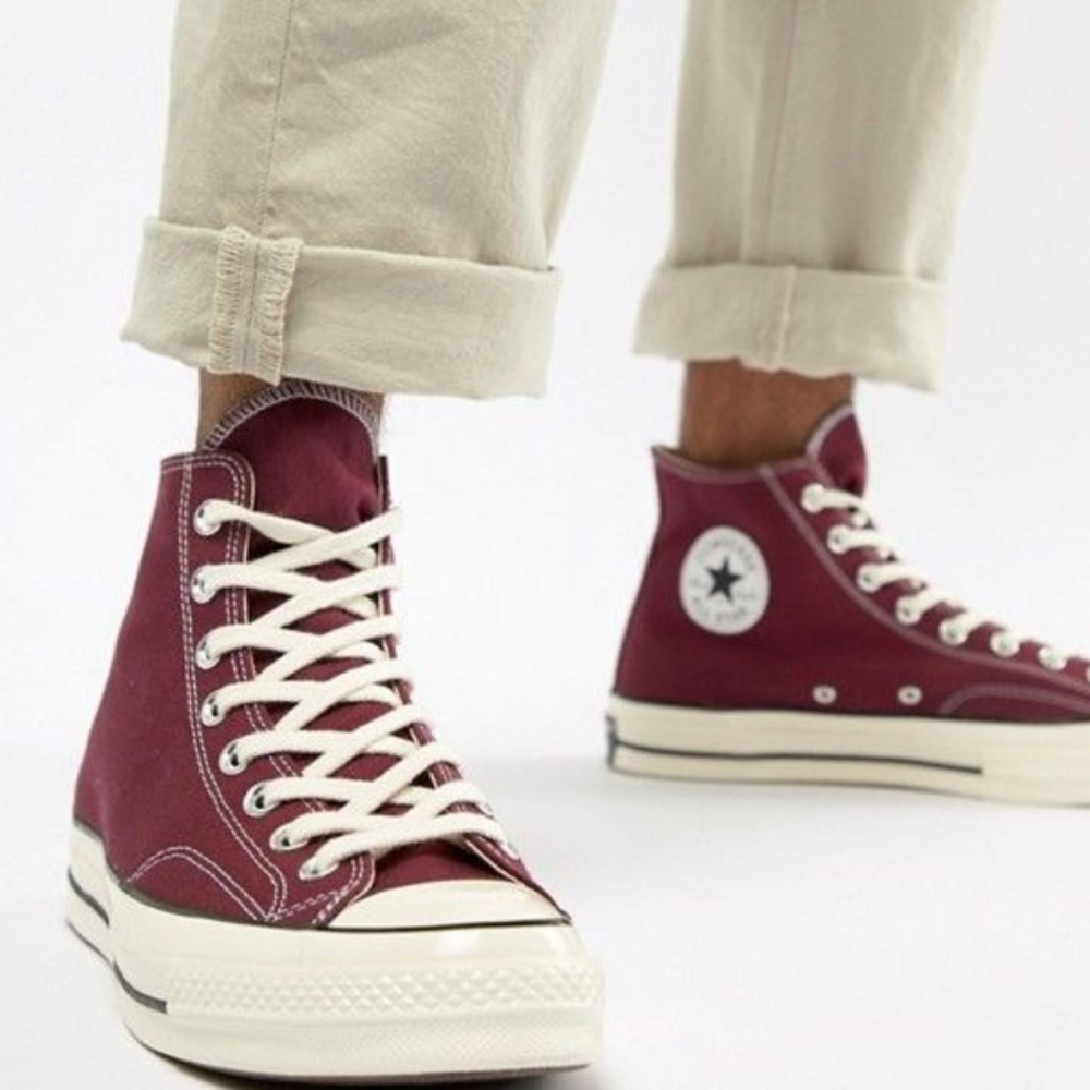 Maroon chuck 70 hightops